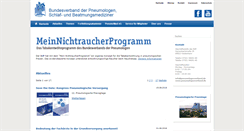 Desktop Screenshot of pneumologenverband.de